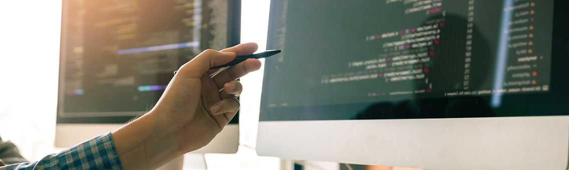 Center for Professional Learning student on computer